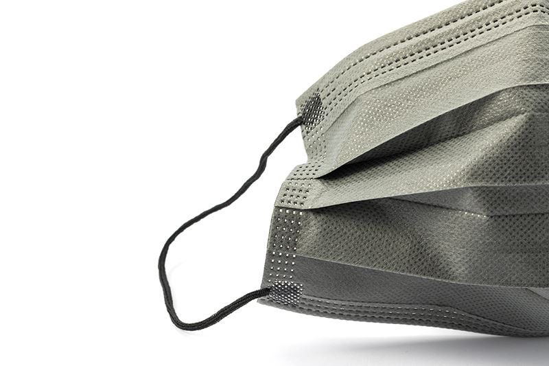 disposable gray kids masks